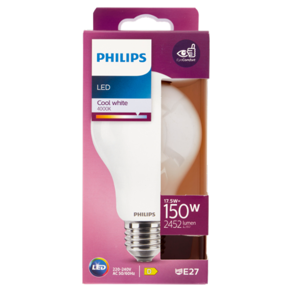 Philips Led goccia vetro 150W E27 4000K