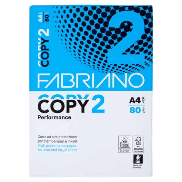 Fabriano Copy 2 Performance A4 80 g/m² 500 Fogli