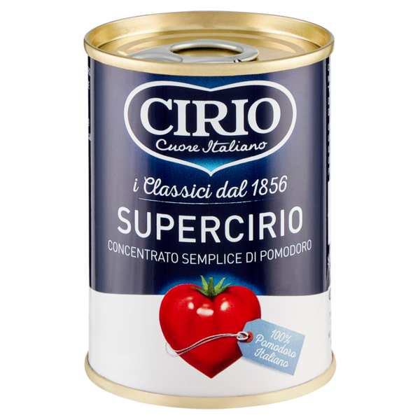 Cirio I Classici dal 1856 Supercirio Concentrato Semplice di Pomodoro 140 g
