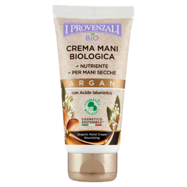 I Provenzali Bio Crema Mani Biologica Argan 75 mL