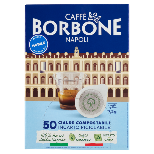 Caffè Borbone Miscela Nobile Cialde Compostabili 50 x 7,2 g