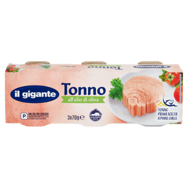 IL GIGANTE Tonno all'olio di oliva 3 x 70 g