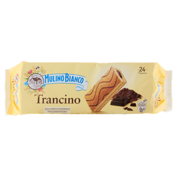 Mulino Bianco Trancino Merenda Senza Additivi Conservanti 24 pezzi 792g