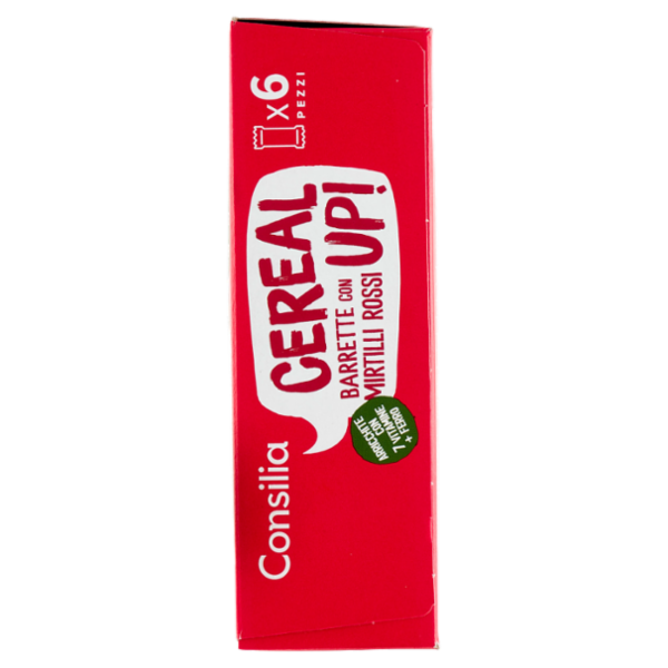 Consilia Barrette di Cereali con Mirtilli Rossi 6x21 g