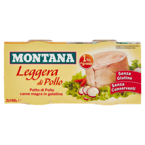 Montana Leggera di Pollo 2 x 140 g