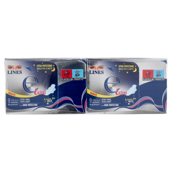 Lines è Extra Assorbenti Extra con ali 4 x 9 pz