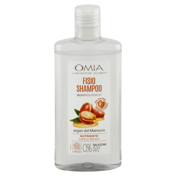 Omia Laboratori Ecobio Fisio Shampoo ecobiologico argan del Marocco Nutriente 200 ml