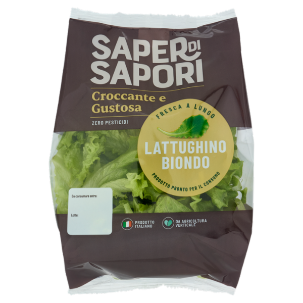 Selex Saper di Sapori Lattughino Biondo Lavato e Pronto per il Consumo 100 g