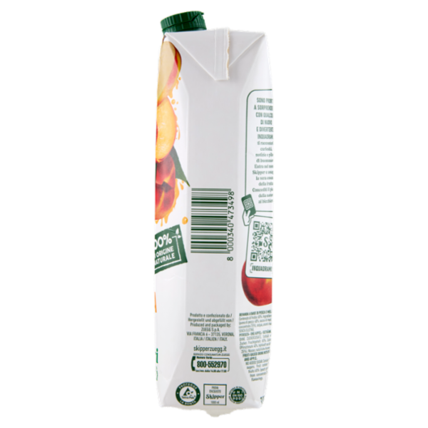 Zuegg Skipper Pesca Senza zuccheri aggiunti 1000 ml