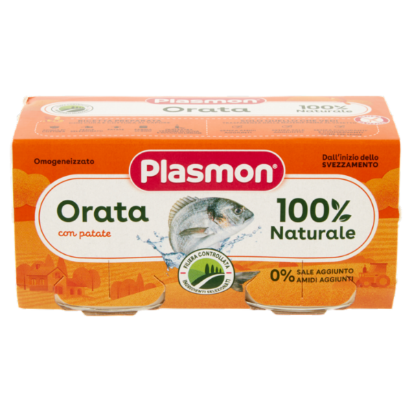 Plasmon Omogeneizzato Orata con patate 2 x 80 g