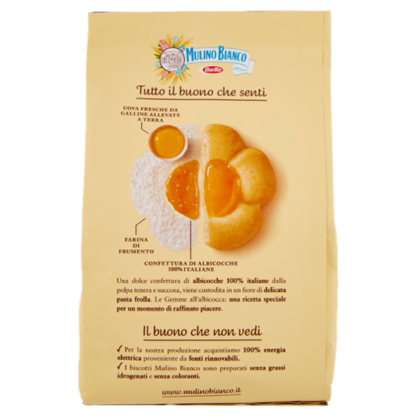 Mulino Bianco Gemme Biscotti con Confettura di Albicocche Italiane 200g