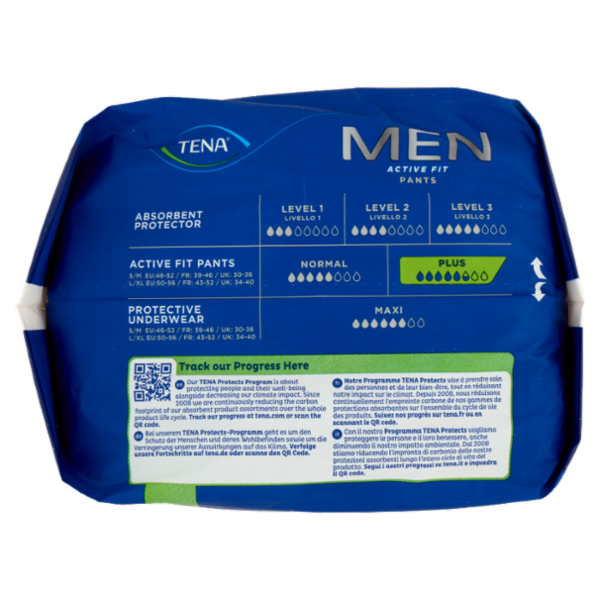 Tena Men Active Fit Pants Plus L/XL 8 pz