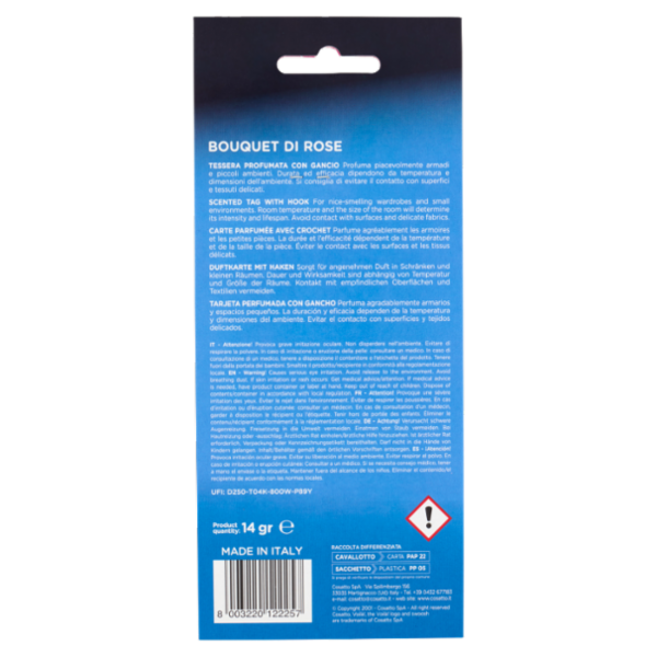 Cosatto Voila! bouquet di rose Tessera Profumata 14 g