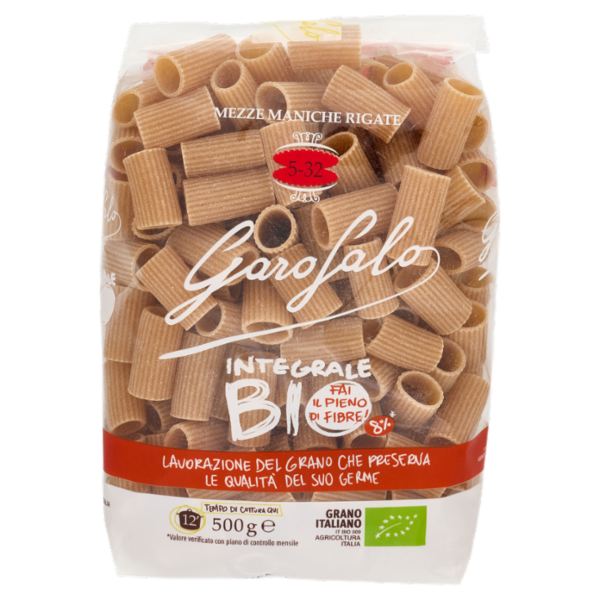 Garofalo Integrale Bio Mezze Maniche Rigate 5-32 500 g