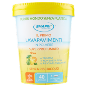 Smapiù Il Primo Lavapavimenti In Polvere Superprofumato Agrumi 400 g