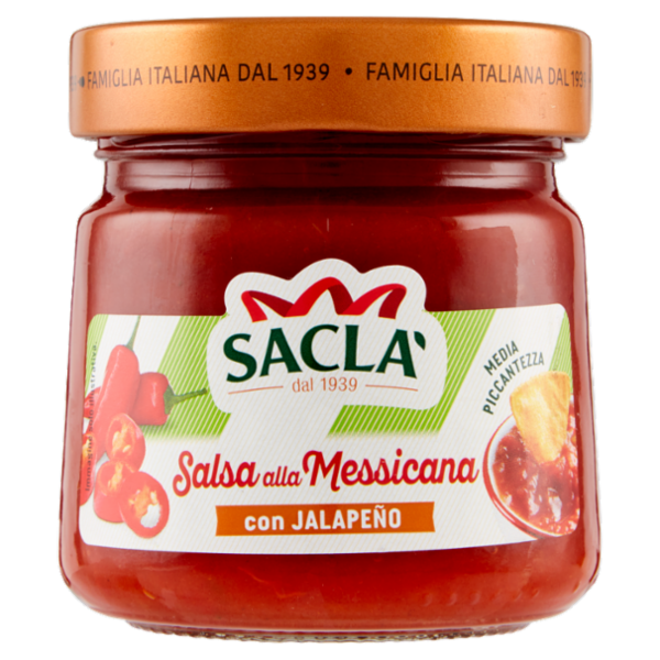 Saclà Salsa alla Messicana con Jalapeño 190 g