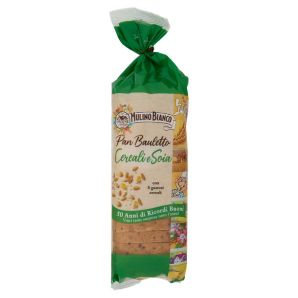 Mulino Bianco Pan Bauletto Cereali e Soia Pane Ideale per Panini 400g