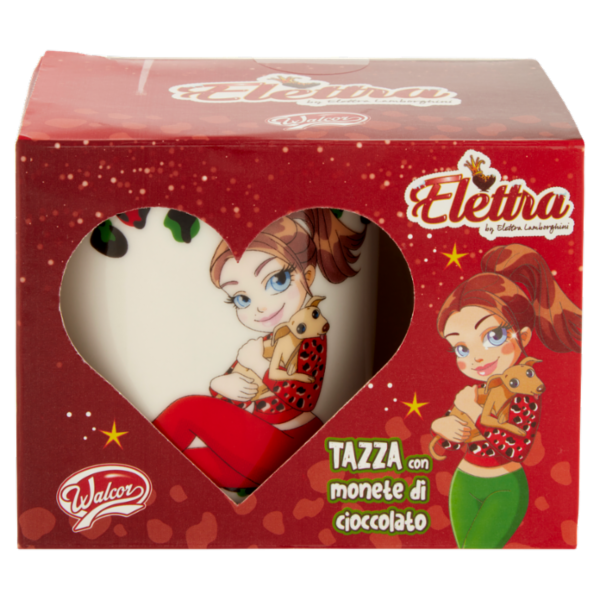 Walcor Tazza con monete di cioccolato Elettra by Elettra Lamborghini 45 g