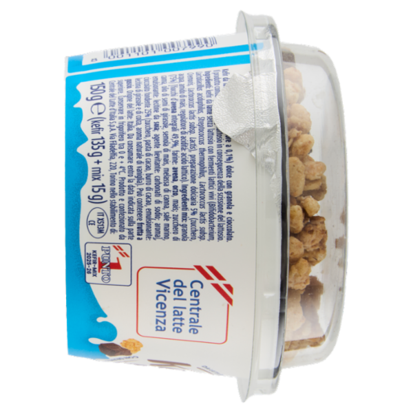 Centrale del latte Vicenza Kefir Mix Senza Lattosio con Granola e Cioccolato 150 g