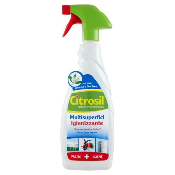 Citrosil Home Protection - Detergente Multisuperfici Igienizzante germi e batteri Tea Tree, 650 ml