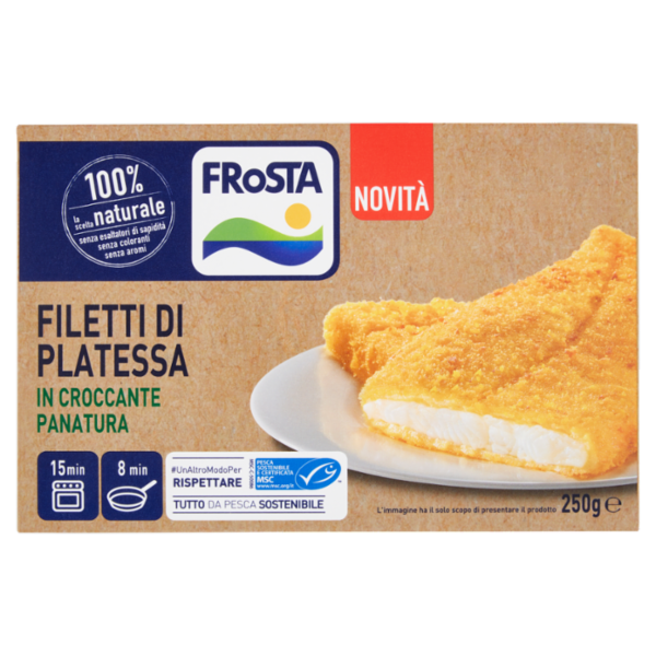 Frosta Filetti di Platessa in Croccante Panatura 250 g