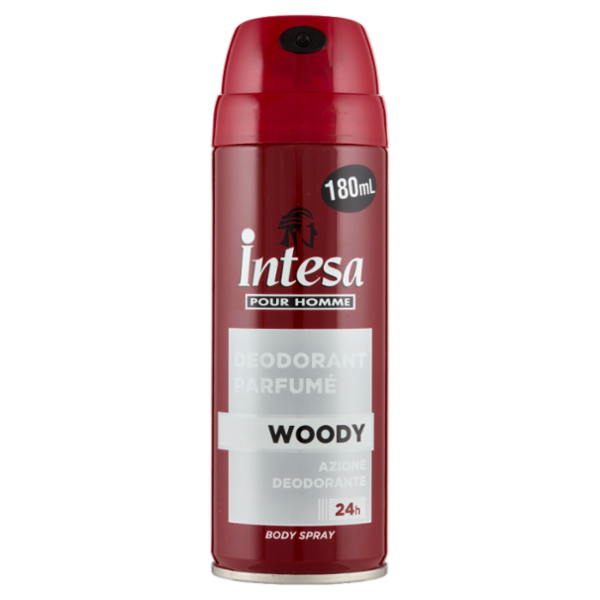 Intesa Pour Homme Deodorant Parfumé Woody Body Spray 180 mL