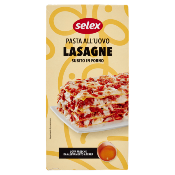 Selex Pasta all'Uovo Lasagne 500 g
