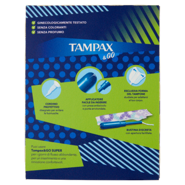 Tampax & Go Super 18 pz
