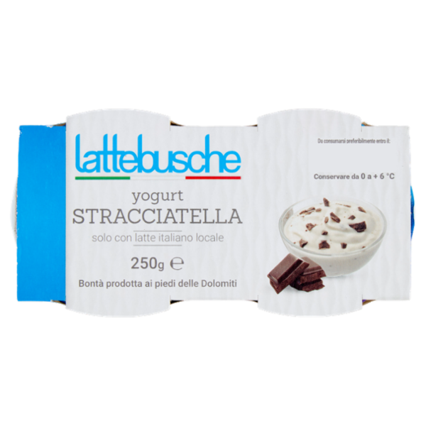 lattebusche yogurt Stracciatella 2 x 125 g