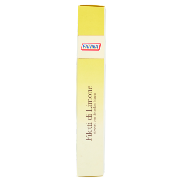 Fatina Filetti di Limone ricoperti con cioccolato bianco 150 g