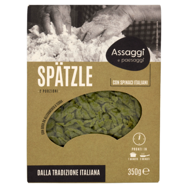 Assaggi e paesaggi Spätzle con Spinaci Italiani 350 g