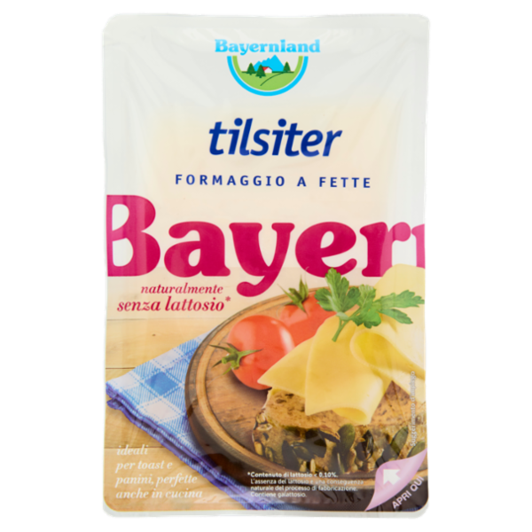 Bayernland Tilsiter a fette senza lattosio 100 g