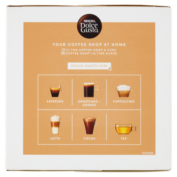 NESCAFÉ DOLCE GUSTO Cortado Espresso Macchiato Decaffeinato Caffè 16 capsule 99,2g