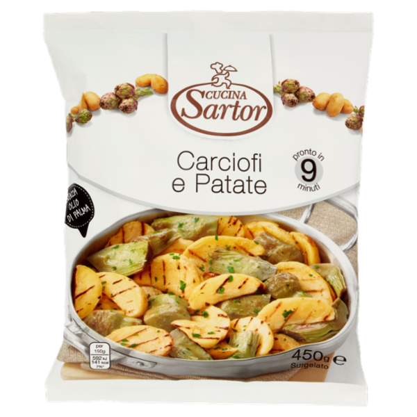 Cucina Sartor Carciofi e Patate Surgelato 450 g