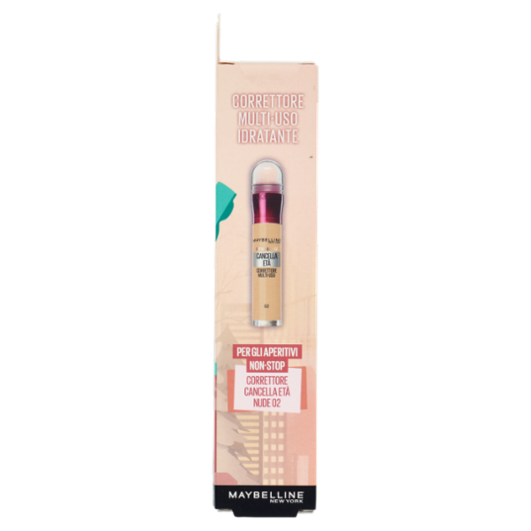 Maybelline New York Make-Up in the City Correttore Cancella Età Nude 02 6,8 ml
