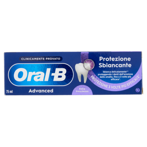 Oral-B Advanced Dentifricio Protezione Sbiancante Extra Freschezza 75 ml