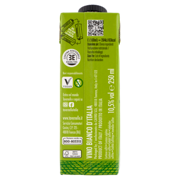 Tavernello Vino Bianco d'Italia 250 ml