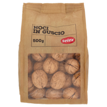 Selex Frutta Secca Noci Con Guscio 500 g
