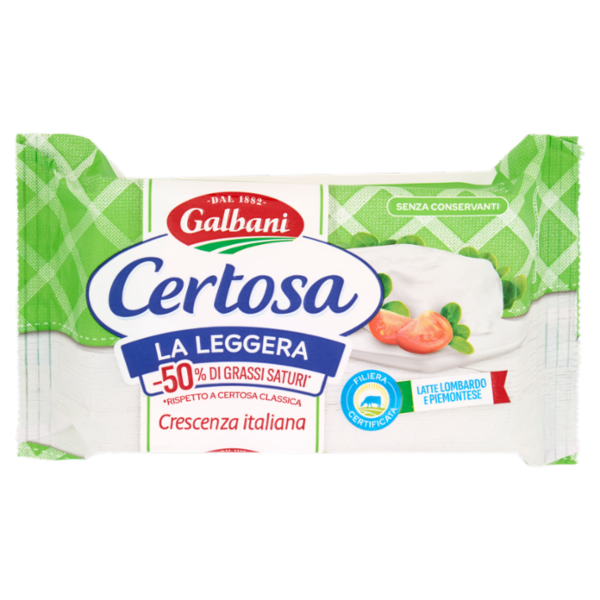Galbani Certosa la Leggera Crescenza italiana 165 g