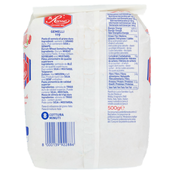 Russo Gemelli 119 500 g