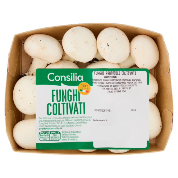 Consilia Funghi Prataioli Coltivati Interi 300 g
