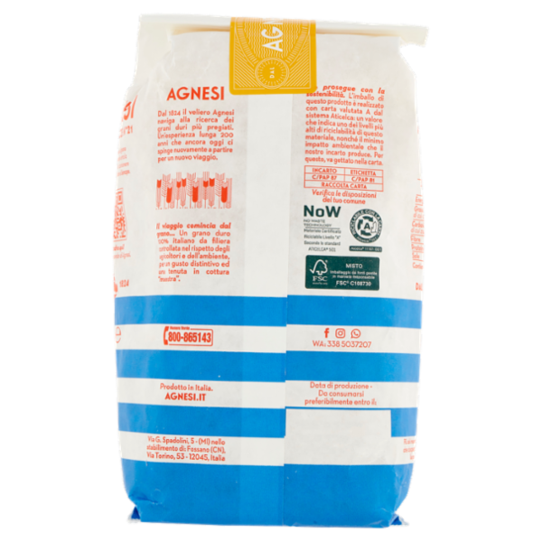 Agnesi Penne Ricce N° 21 500 g