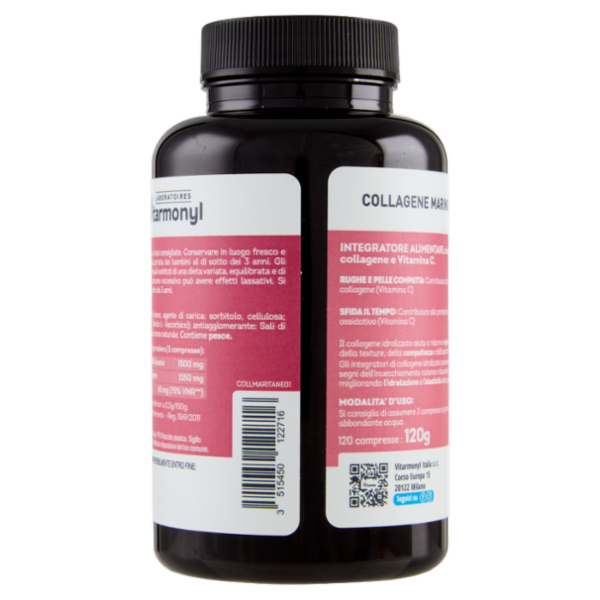 Laboratoires Vitarmonyl Collagene Marino 120 Compresse 120 g