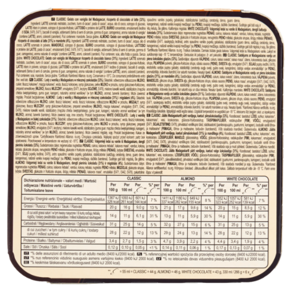 Magnum mini Classic Almond White Chocolate 6 Gelati 266 g