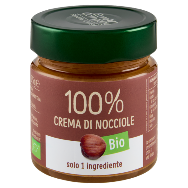 Euro Company 100% Crema di Nocciole Bio 175 g