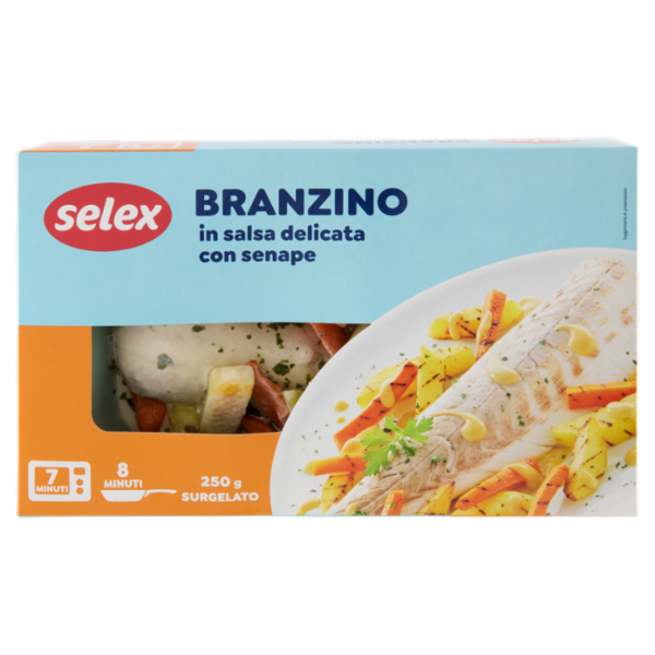 Selex Branzino in salsa delicata con senape Surgelato 250 g