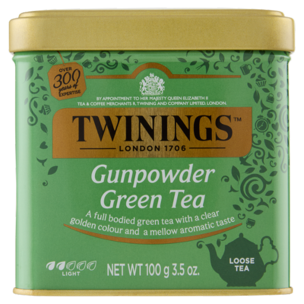 Twinings Gunpowder Tè Verde non aromatizzato Sfuso in latta The 100 g
