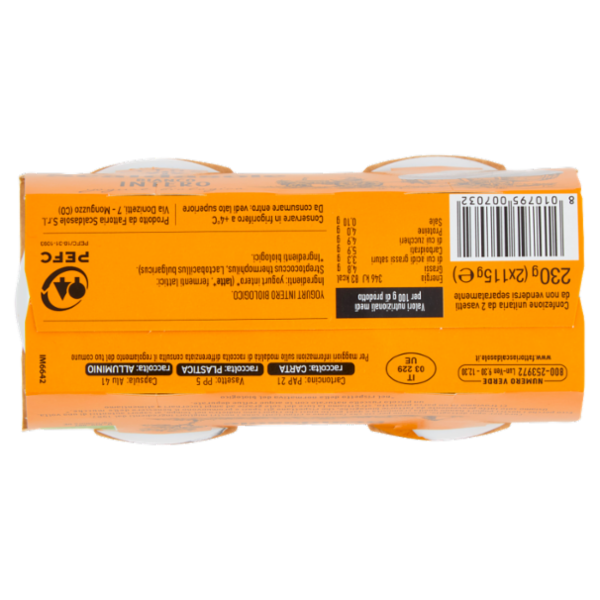 Fattoria Scaldasole Bianco Intero yogurt biologico 2 x 115 g