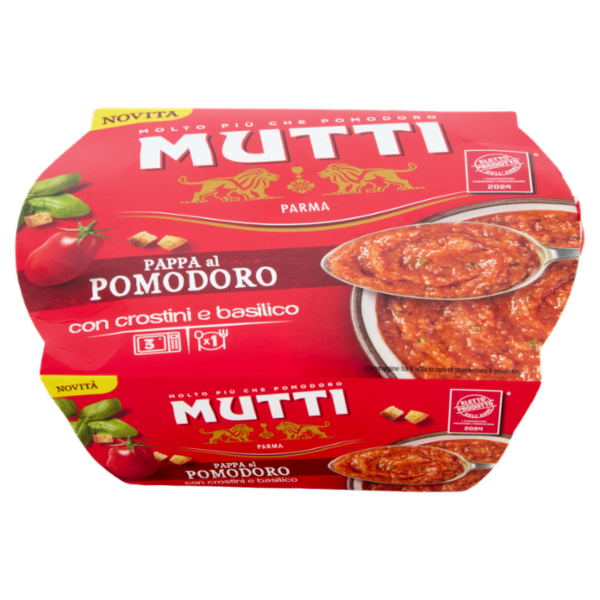 Mutti Pappa al Pomodoro con crostini e basilico 310 g