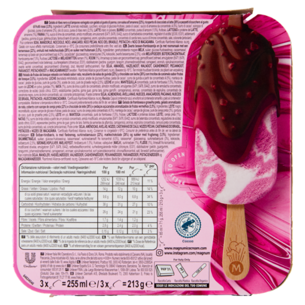 Magnum Utopia Double Cherry 3 Gelati 213 g
